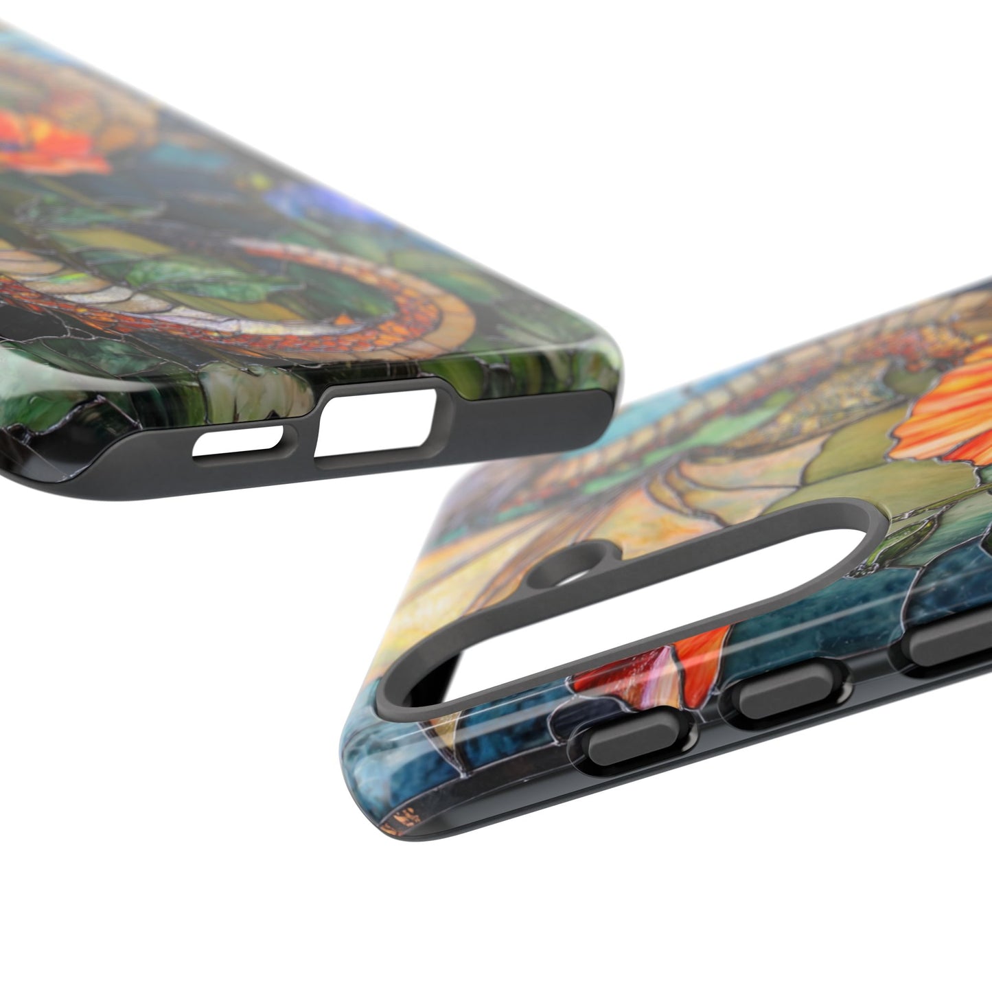 Iridescent Floral Dragon Tough Case