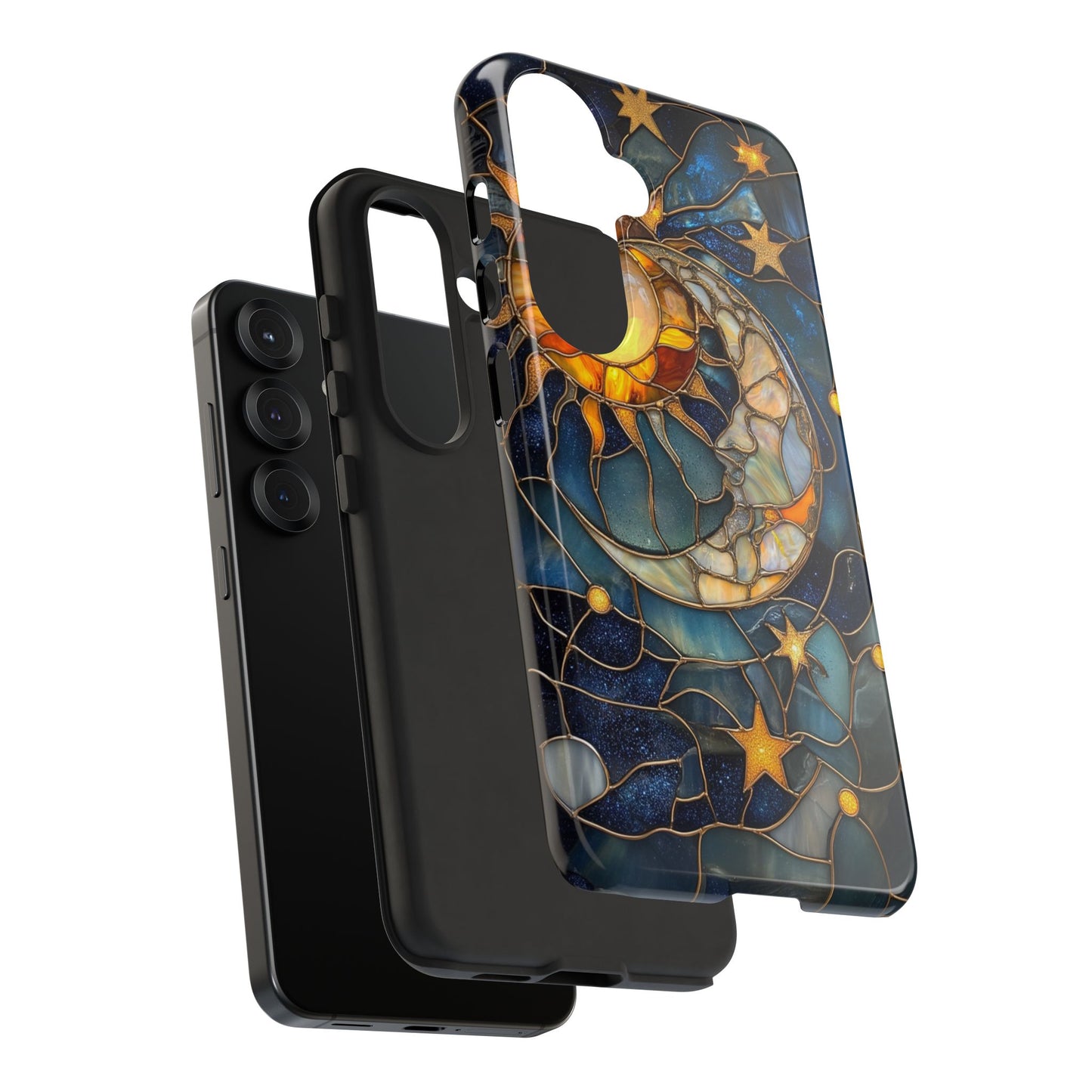 Starry Night Stained Glass Phone Case