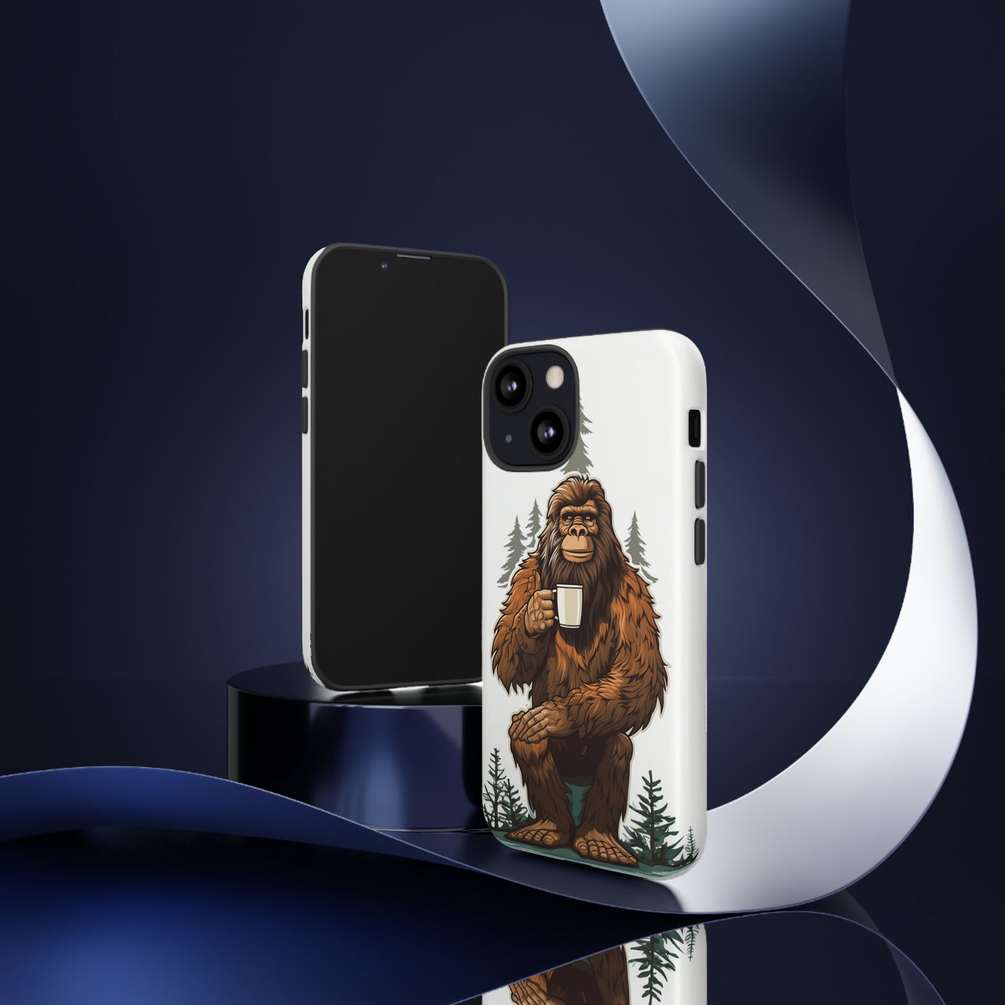 Morning Doo Brew Bigfoot Phone Case Coffee-Loving Yeti iPhone 15 Case | Sasquatch