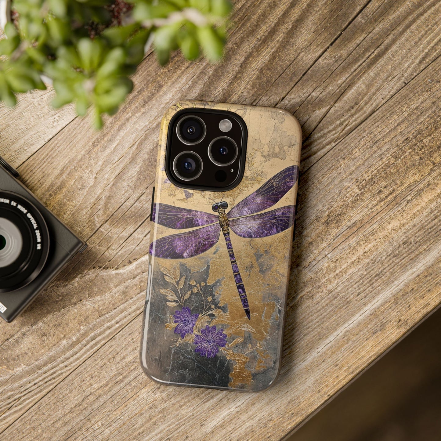 Purple Dragonfly Phone Case