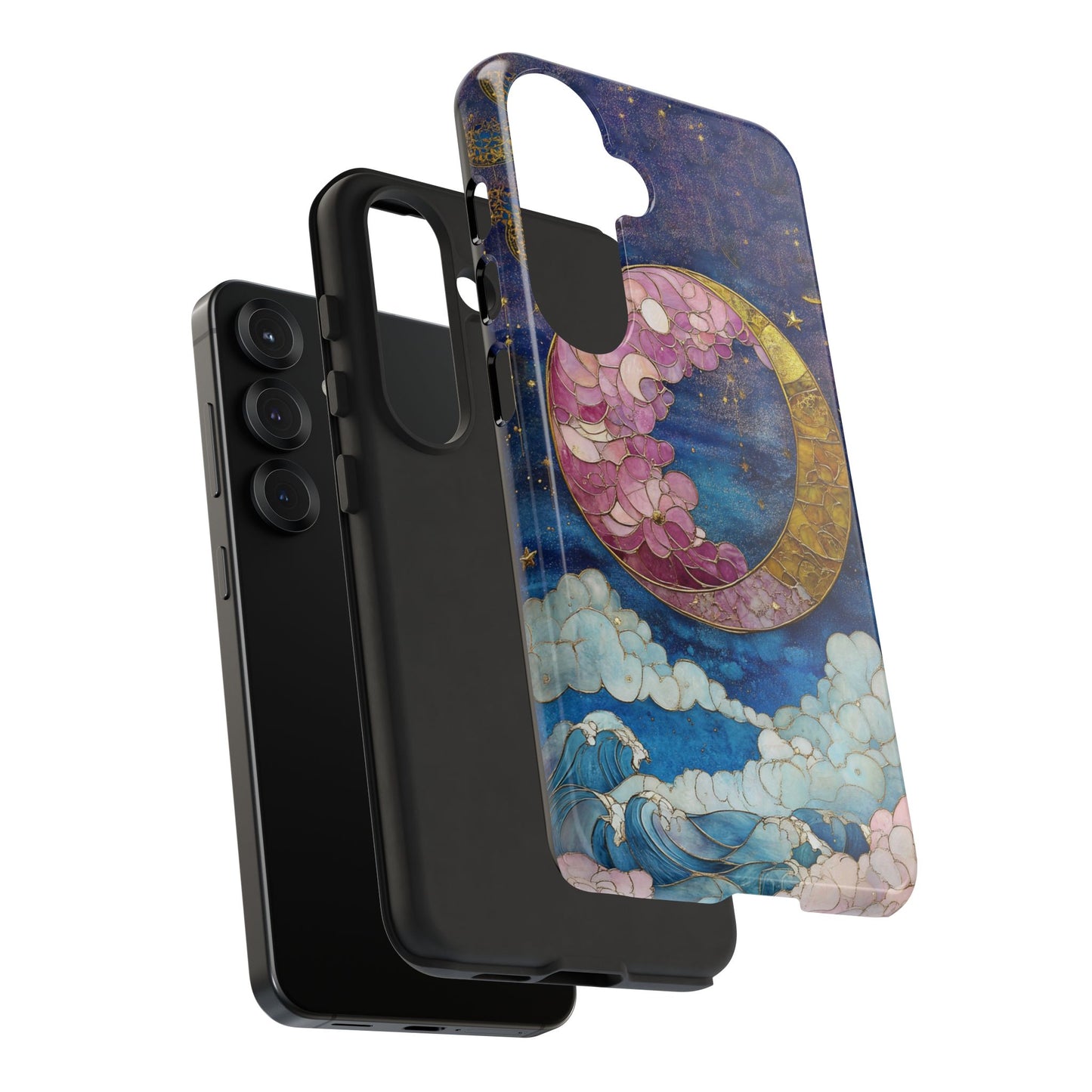 Celestial Floral Moon Tough Case