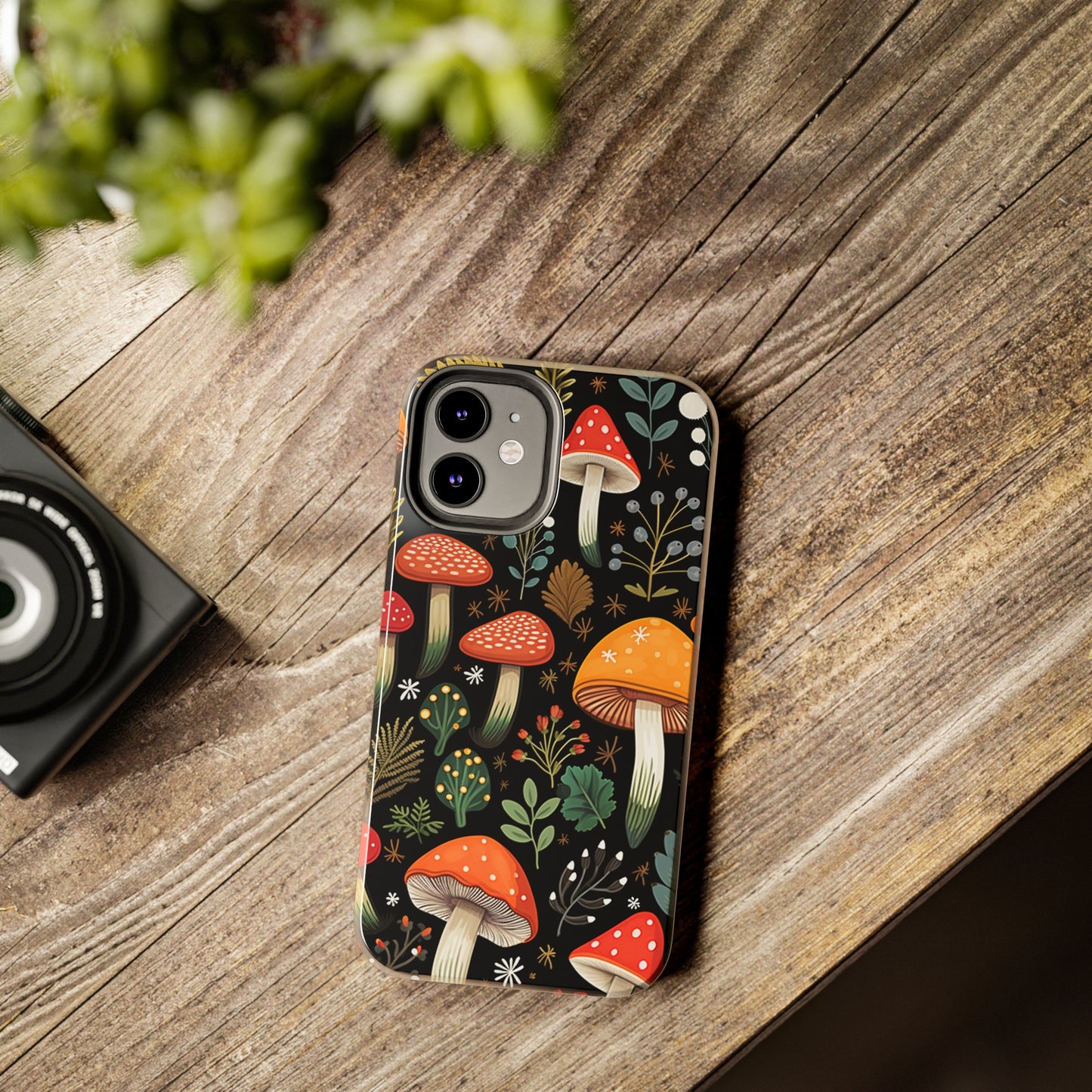 Psychedelic Magic Mushrooms Phone Case | Dive into Vintage Vibes