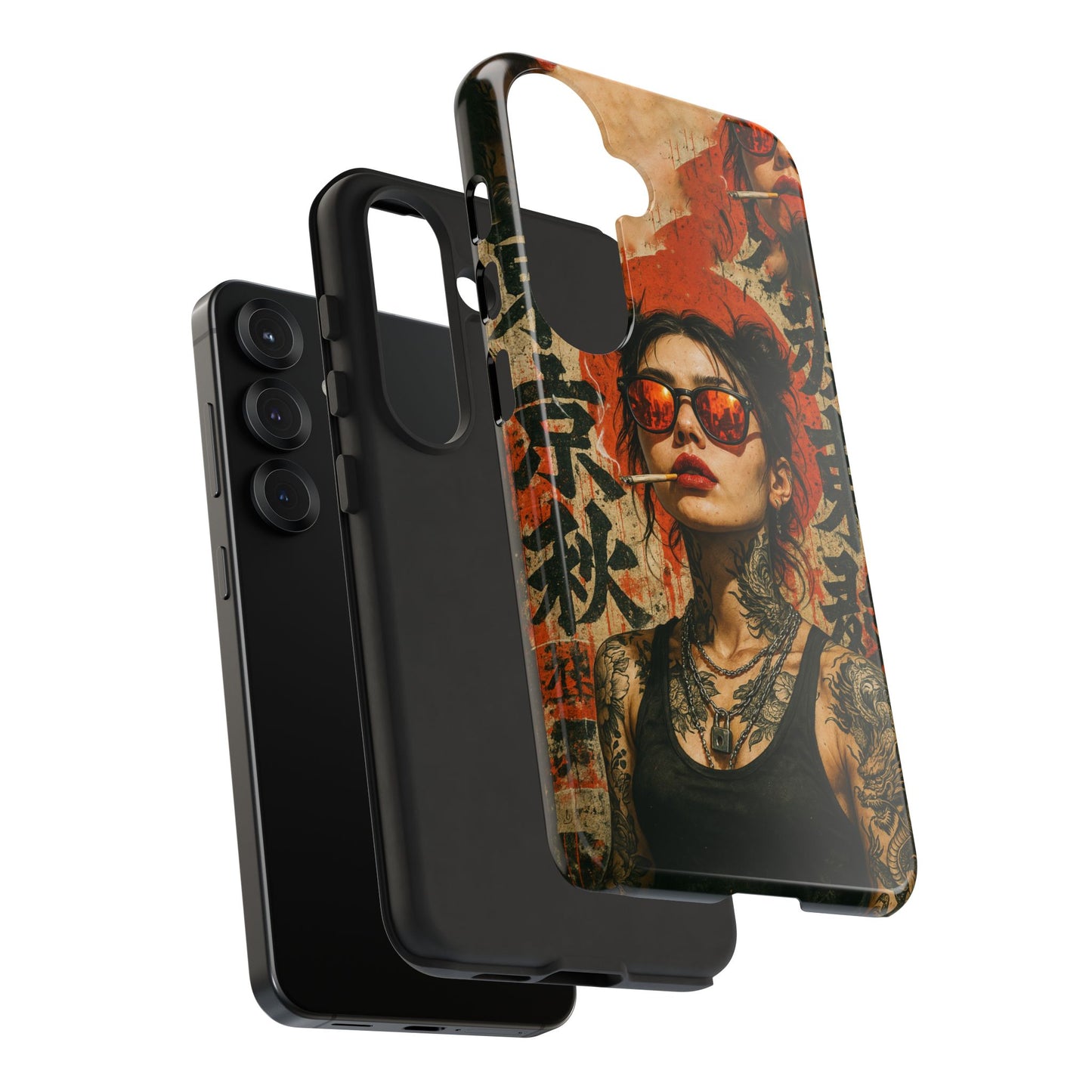 Tiger Girl Japanese Tattoo Phone Case