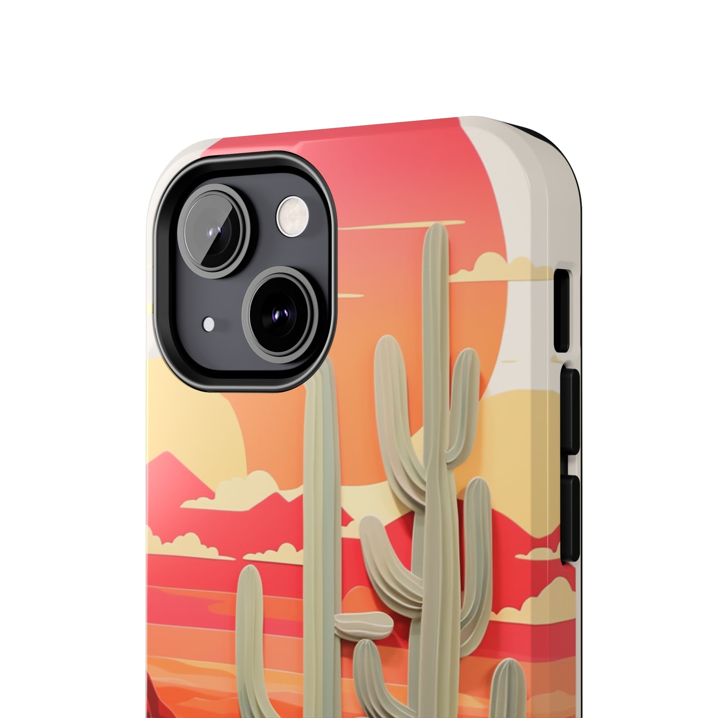 Cactus Desert Sunset iPhone Case