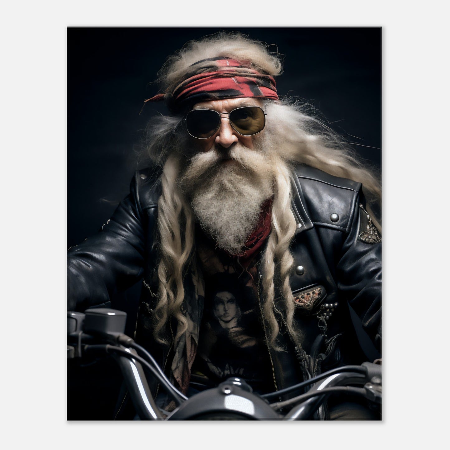 Ride Free, Ride Far" Canvas Art Print - Explore the Unexplored Roads