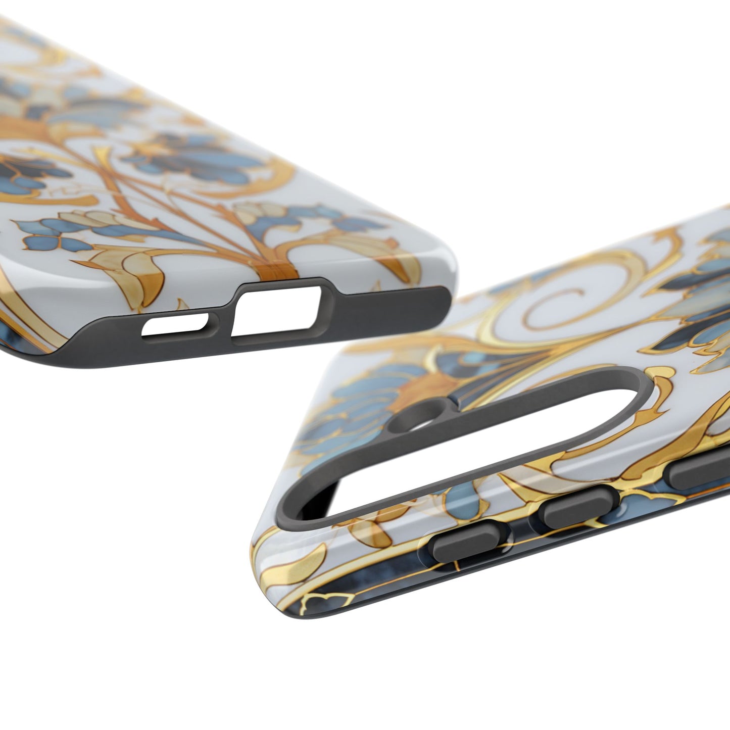 Art Deco Floral Gold Tough Phone Case