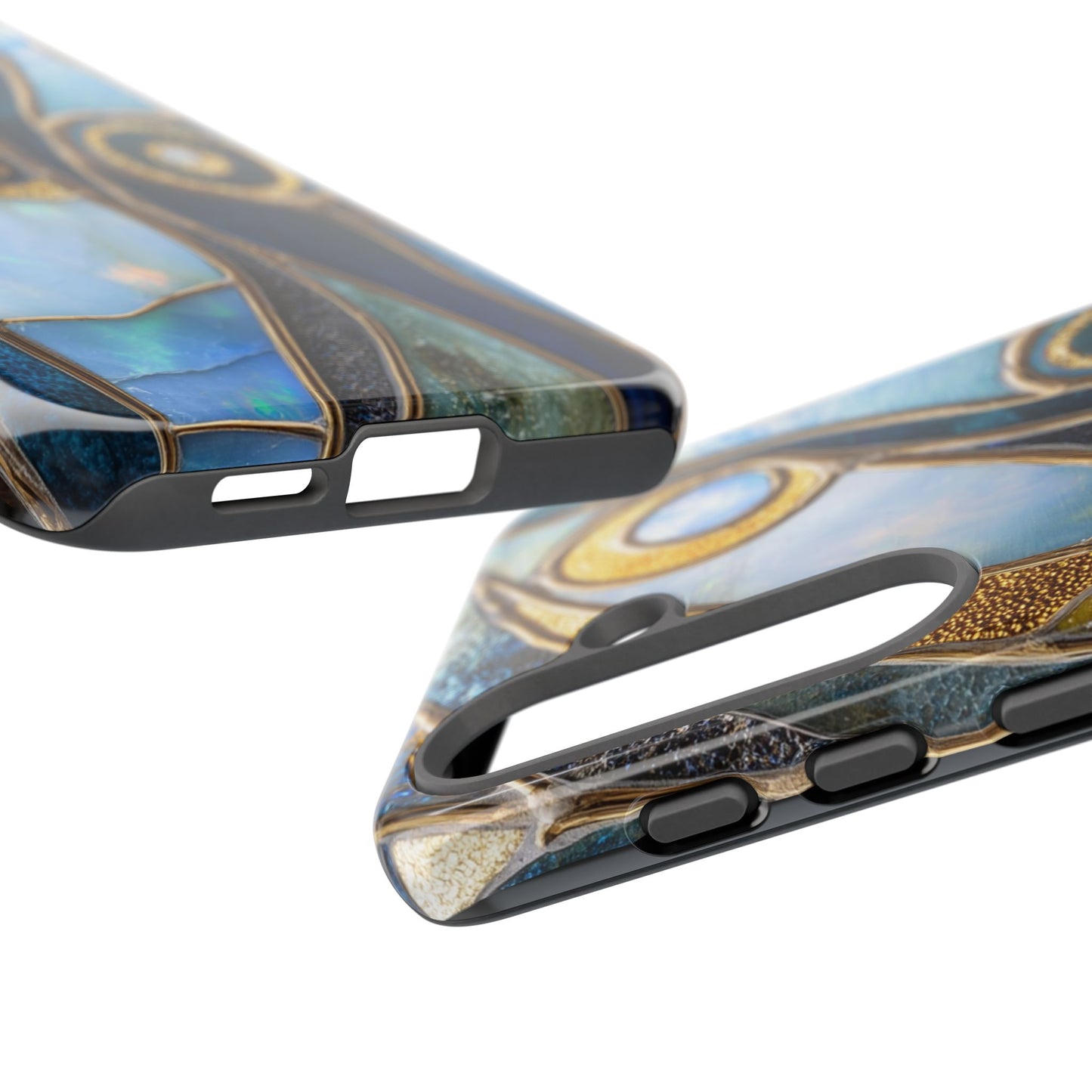 Art Nouveau Opal & Gold Inlay Phone Case