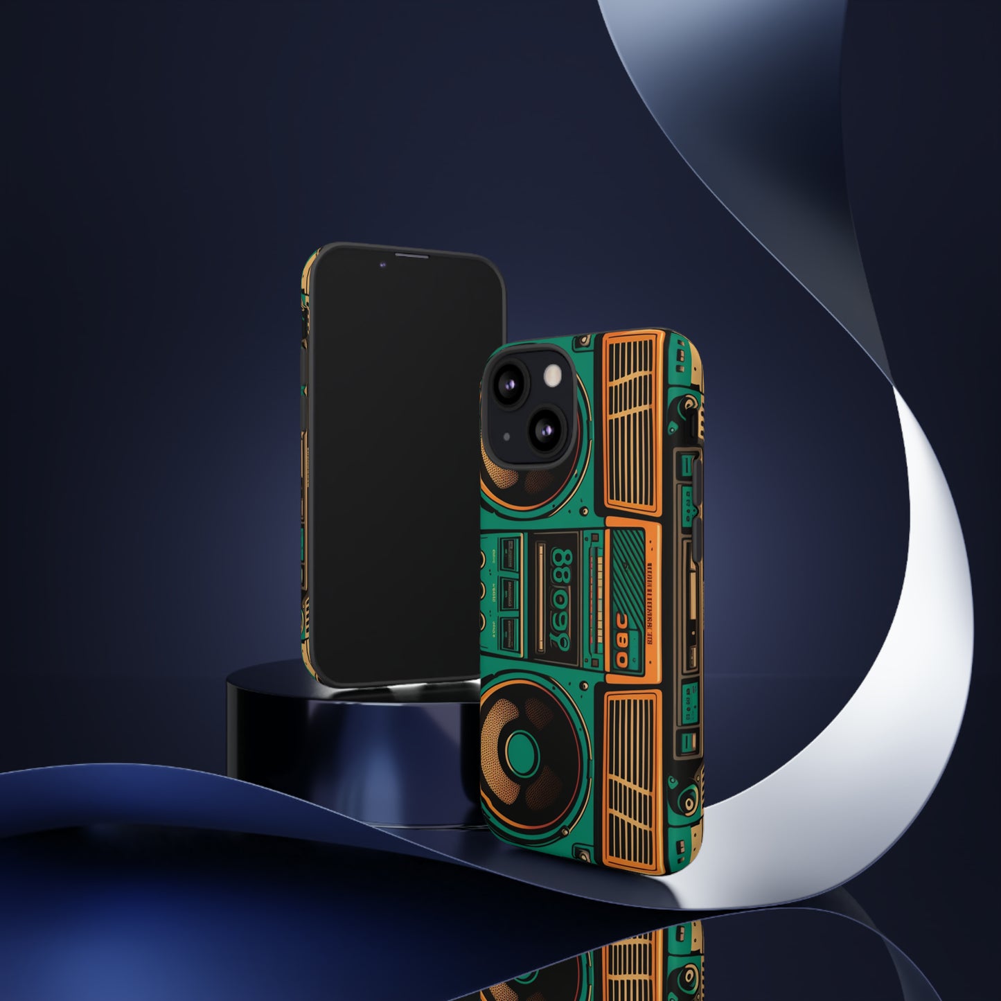 Boombox Hip Hop Music Explosion: Iconic Rhythm Case for iPhone XS Max, iPhone 15 Pro, iPhone XR, and More