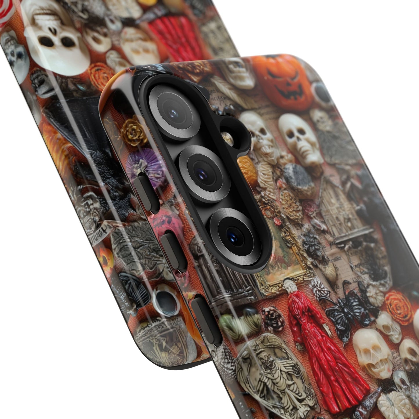 Retro Halloween Trinket Collage Phone Case