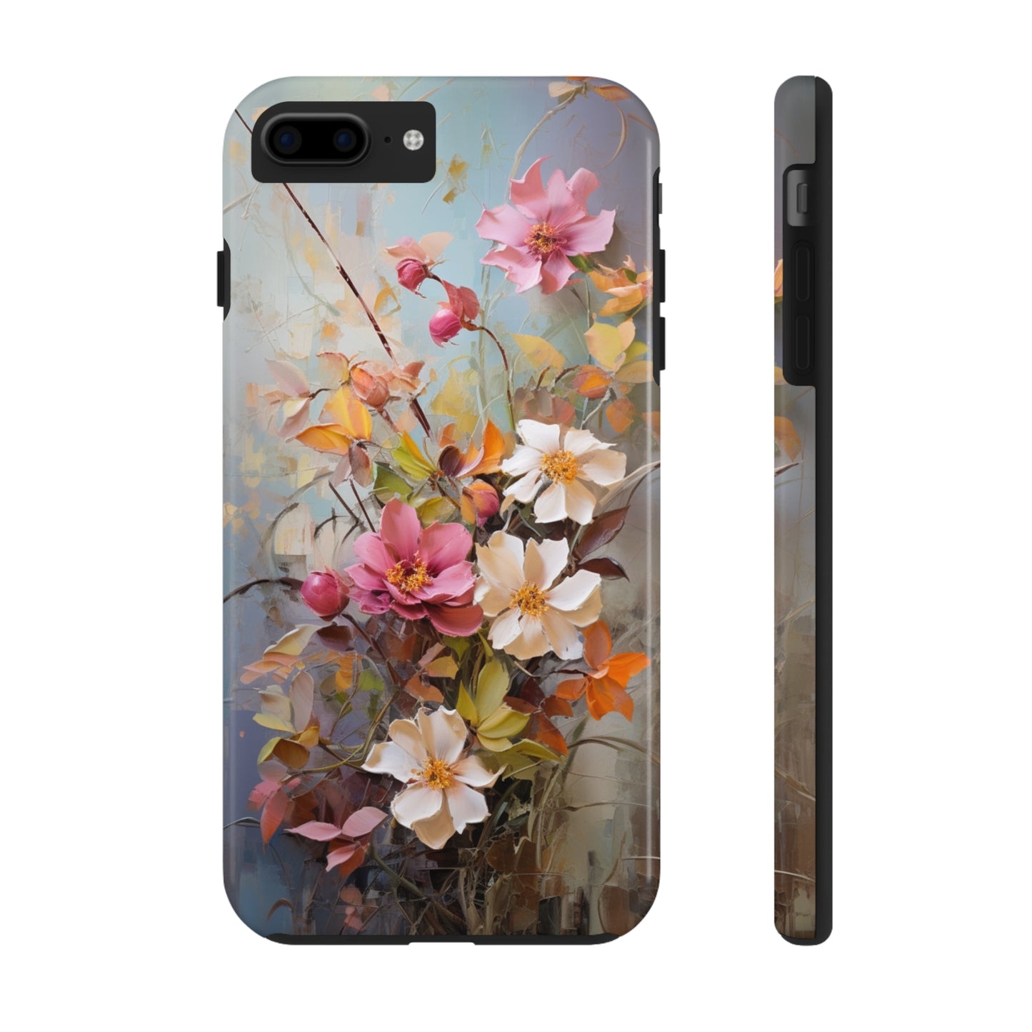 Floral Bliss Tough iPhone Case | Impact Resistant Phone Cover