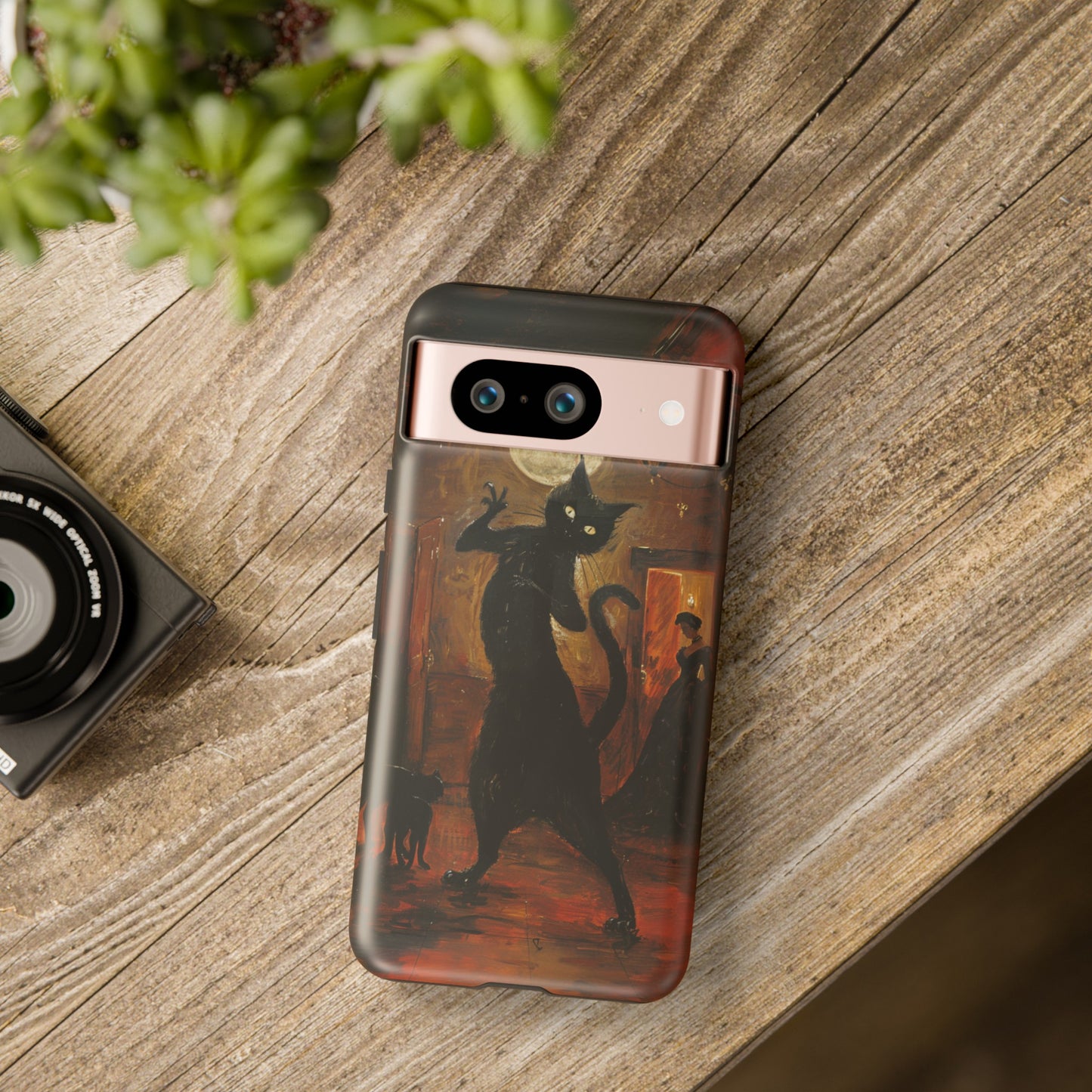 Black Cat Fever Phone Case
