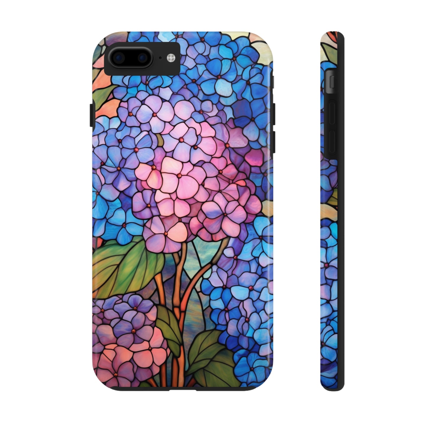 Stained Glass Phone Case Floral Aesthetic | Flower Power | Tough iPhone Case