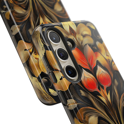 Gold Floral Art Deco Phone Case