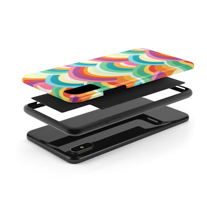 Rainbow Tough iPhone Case | Embrace Vibrant Style and Reliable Protection