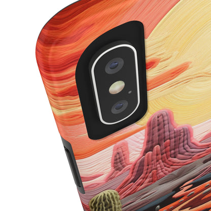 Cactus Desert Sunset Phone Case