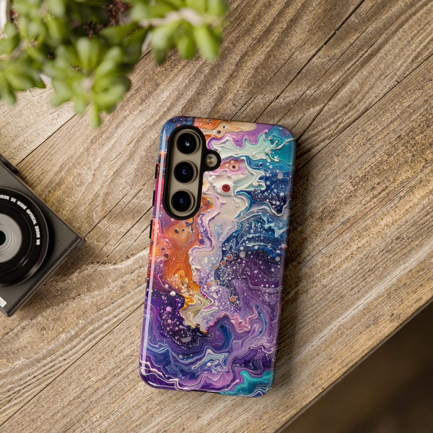 Trippy Psychedelic Color Waves Phone Case