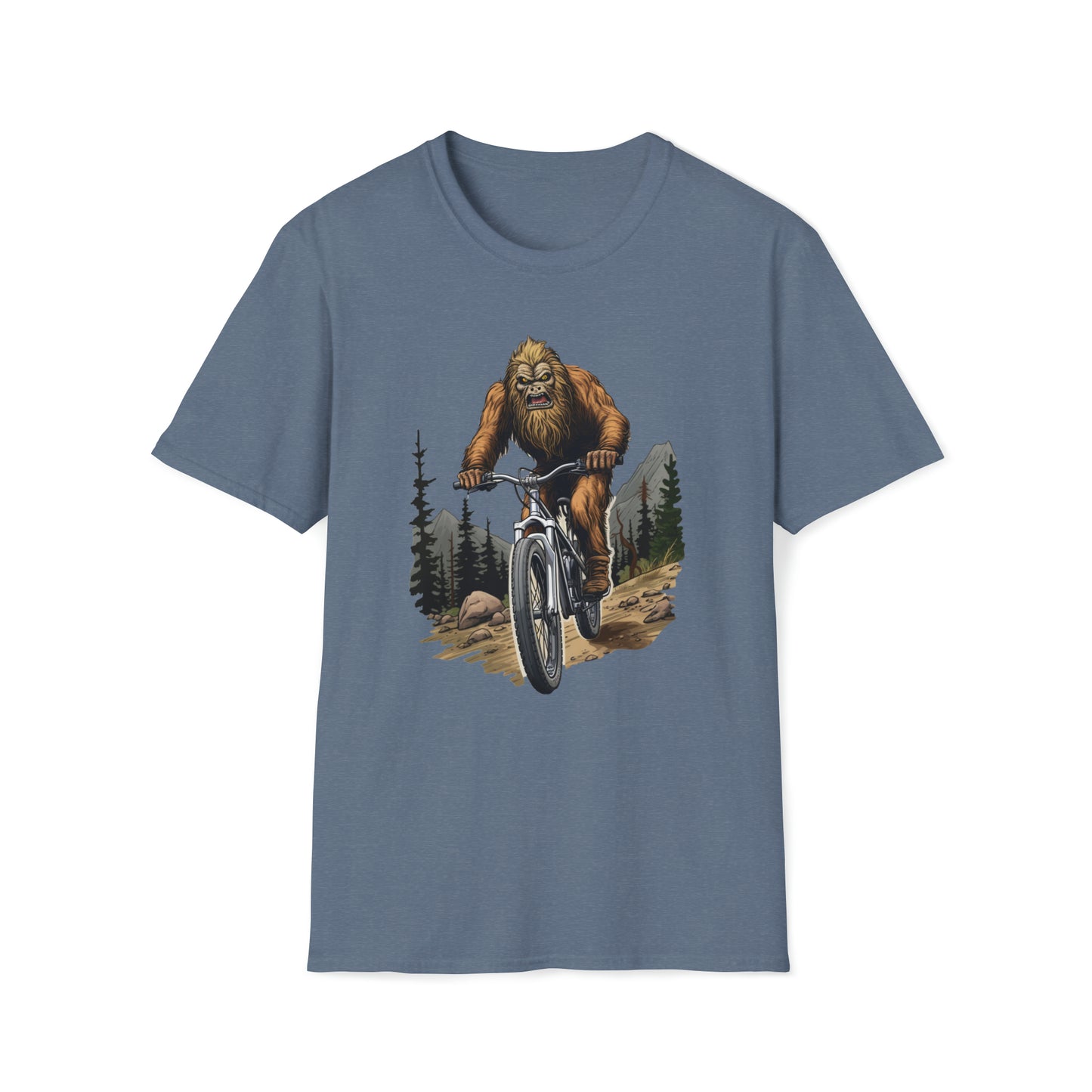 Ride Through the Woods with Bigfoot T-shirt: Unveil the Mountain Bike Adventure Shirt!