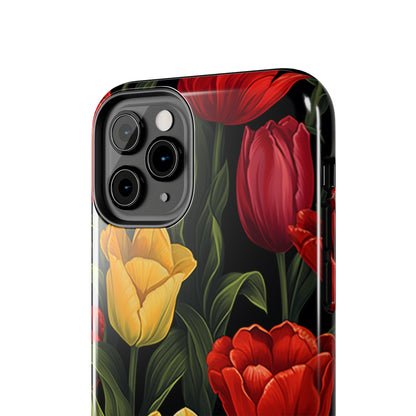 Tulip Floral Aesthetic iPhone Case | Embrace the Beauty of Nature in Full Bloom