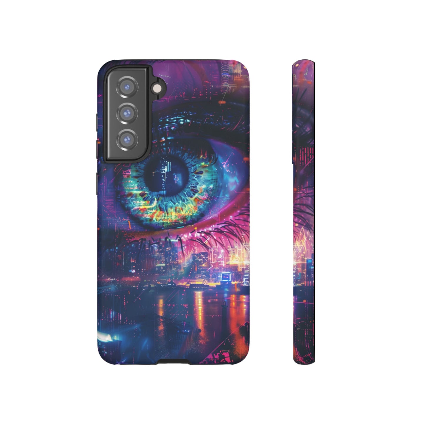 Eye of the Beholder Cyberpunk Art Phone Case