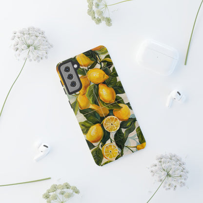 Mediterranean Lemon Italian Tile iPhone 14 Case