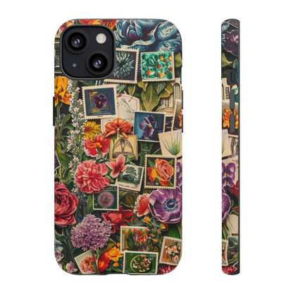 Vintage Floral Stamps Phone Case