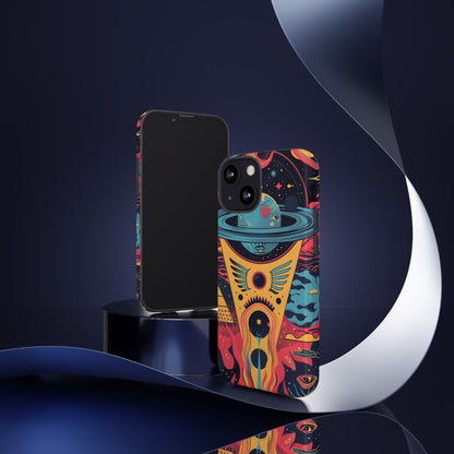 Cosmic Journey Space and Time Phone Case