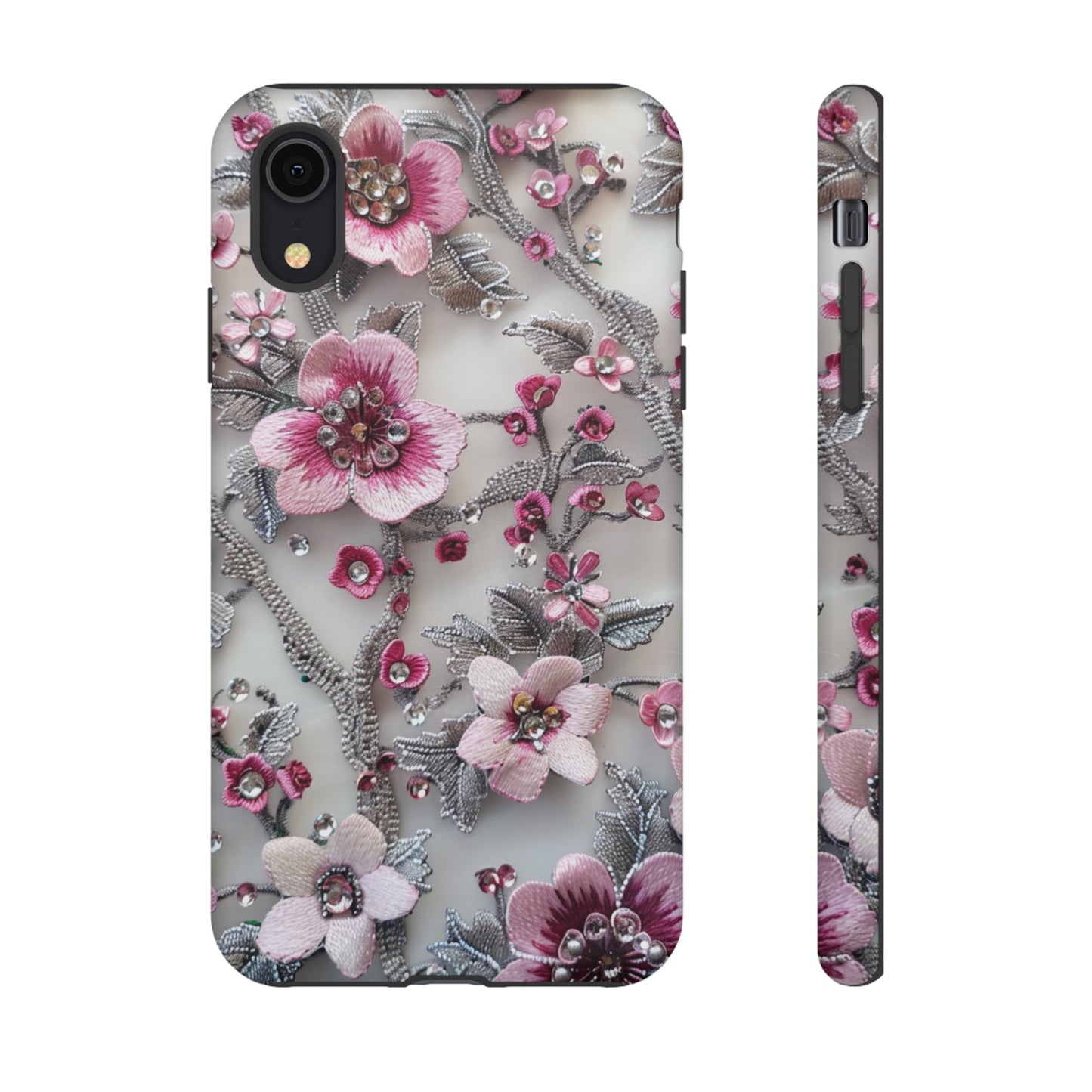 Coquette Aesthetic Floral Art iPhone 12 Case