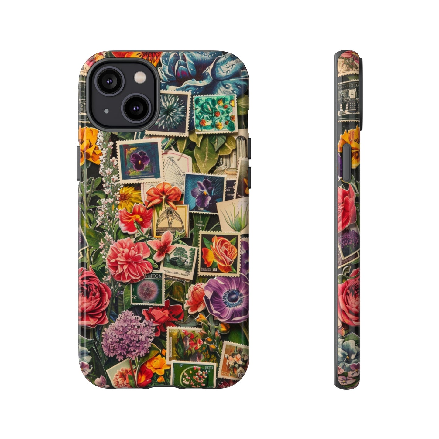 Vintage Floral Stamps Phone Case