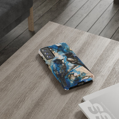 Blue Bird Watercolor Phone Case