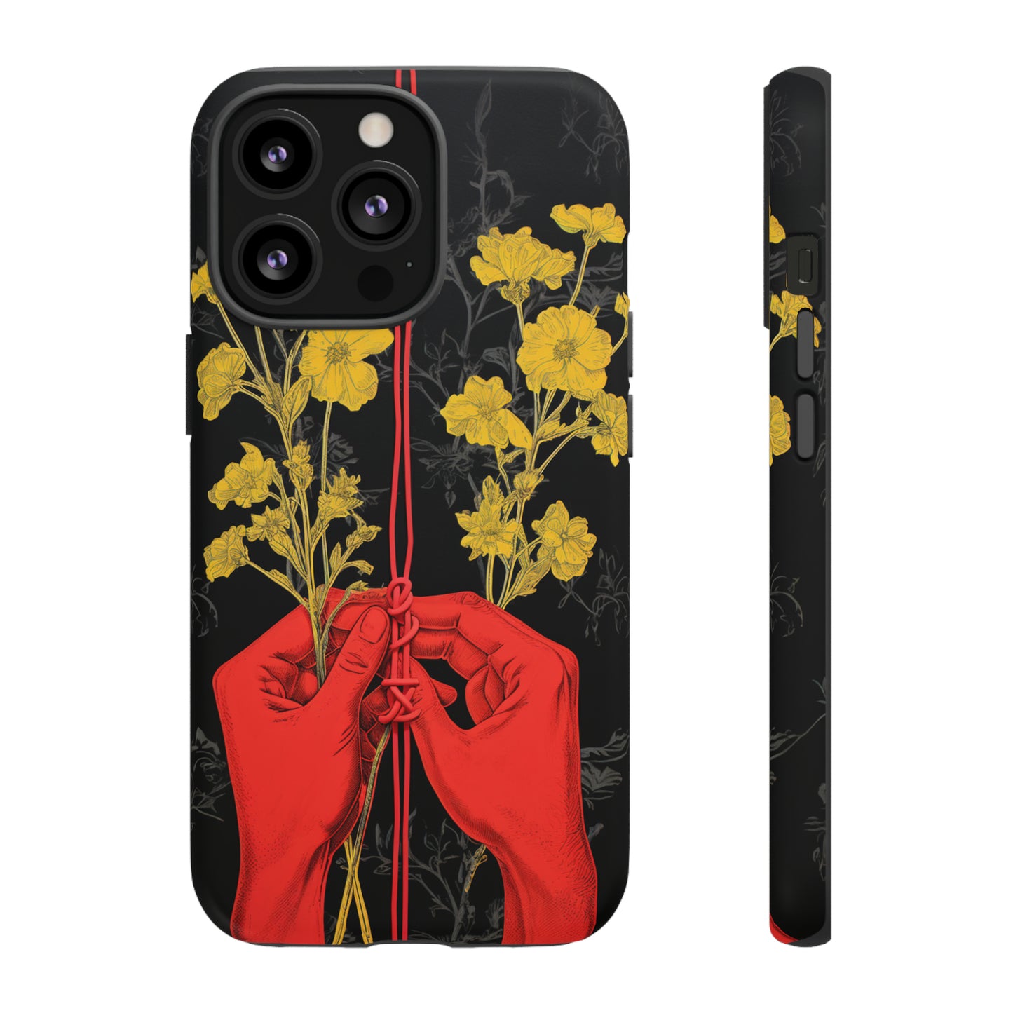 We Are All Connected Floral Phone Case