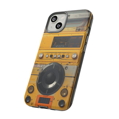 Cyberpunk Techno Gadget Walkman: Premium Phone Tough Case for iPhone, Samsung Galaxy, and Google Pixel