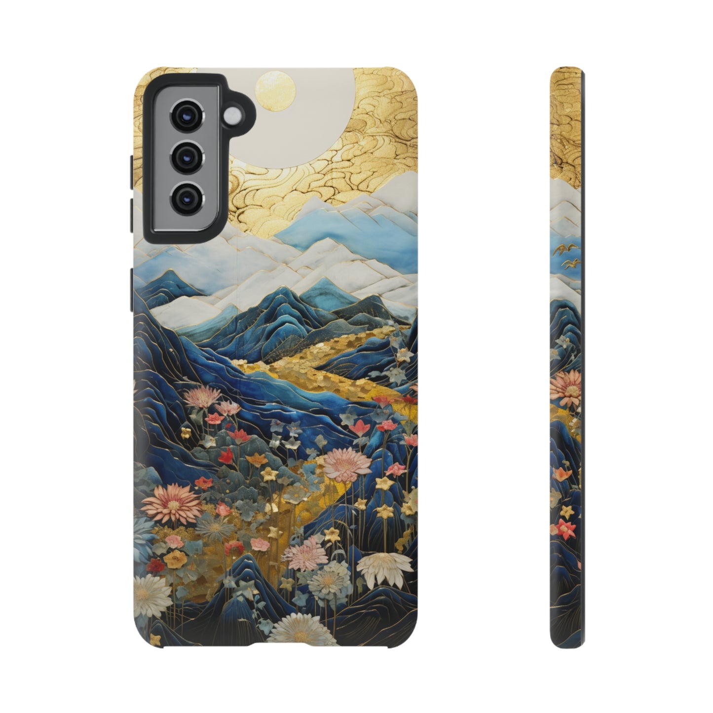 Chiyogami Floral Tough iPhone Case Japanese Boho