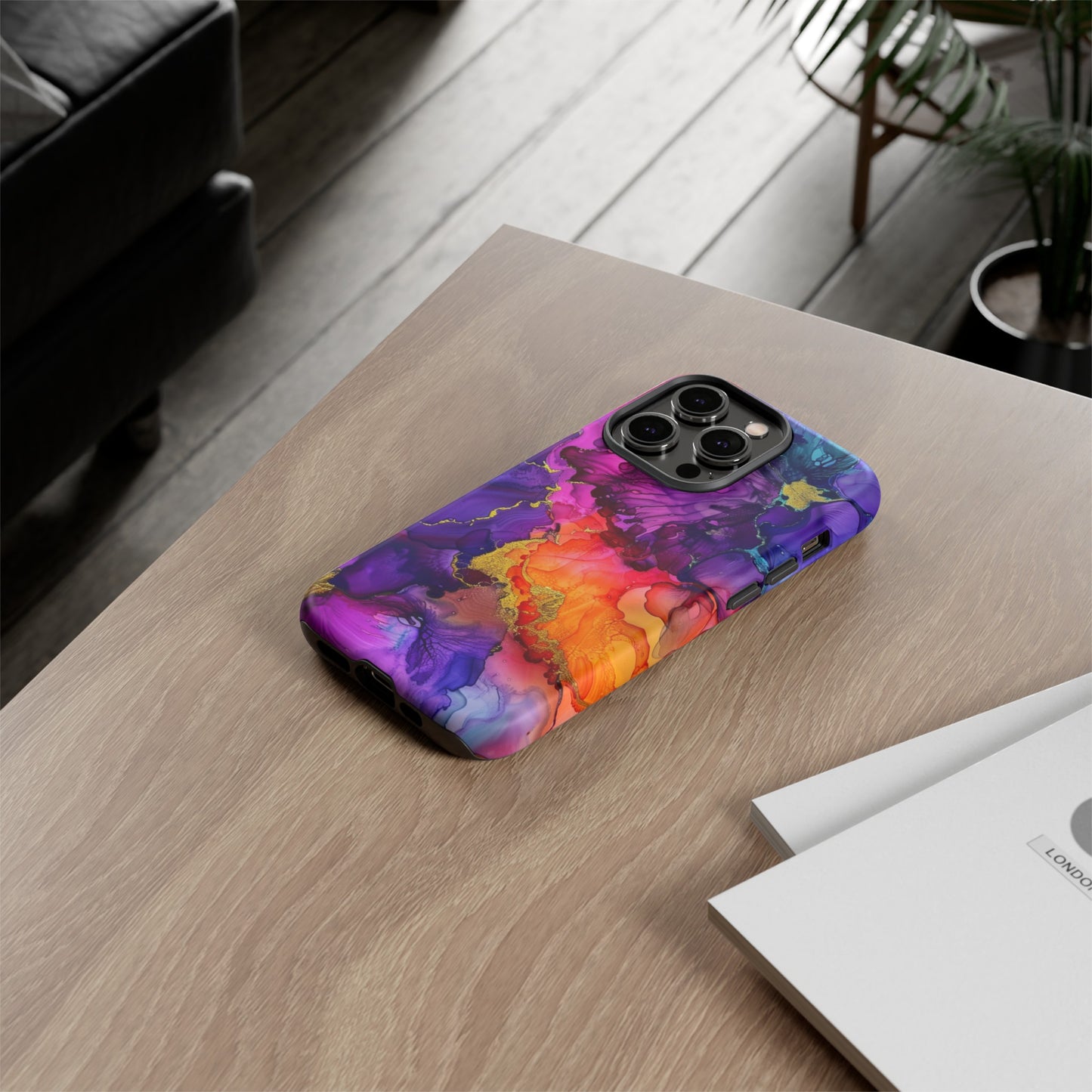 Floral Color Explosion iPhone 12 Case