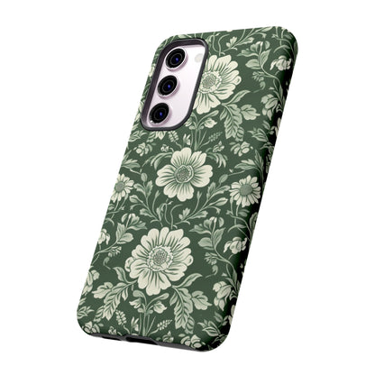 Floral Sage Green Wildflower Phone Case