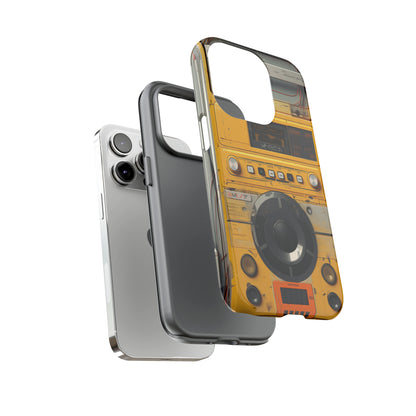 Cyberpunk Techno Gadget Walkman: Premium Phone Tough Case for iPhone, Samsung Galaxy, and Google Pixel