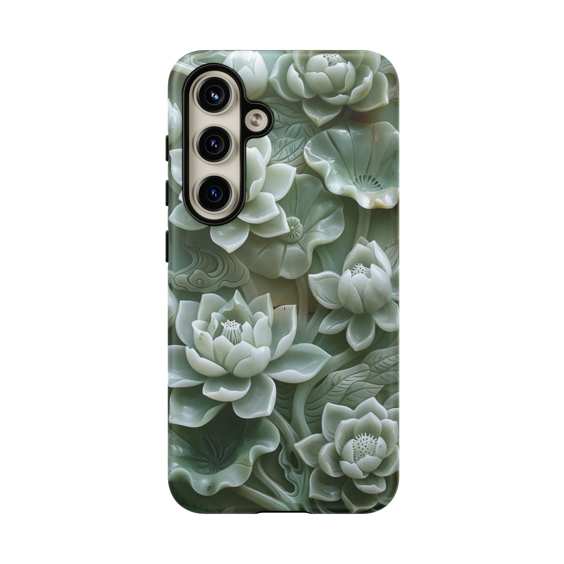 Lotus floral art phone cover for Samsung Galaxy S24 Case