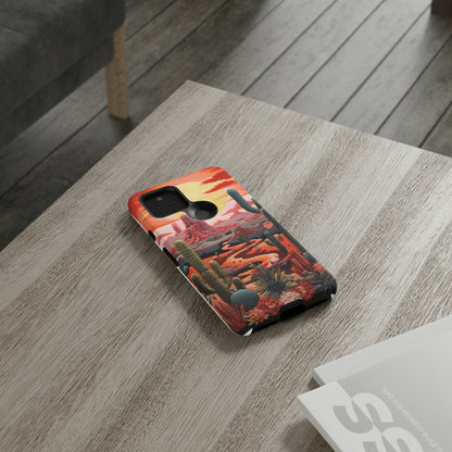 Cactus Desert Sunset Phone Case