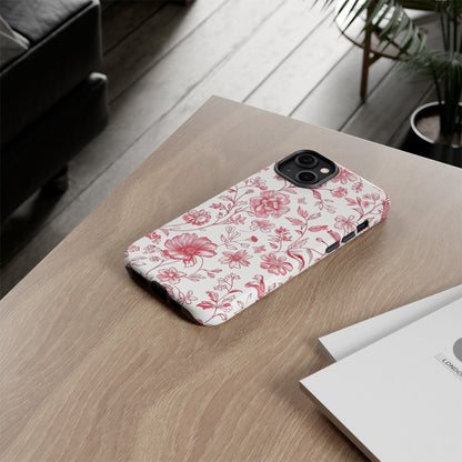 Pink Floral Wildflower Phone Case