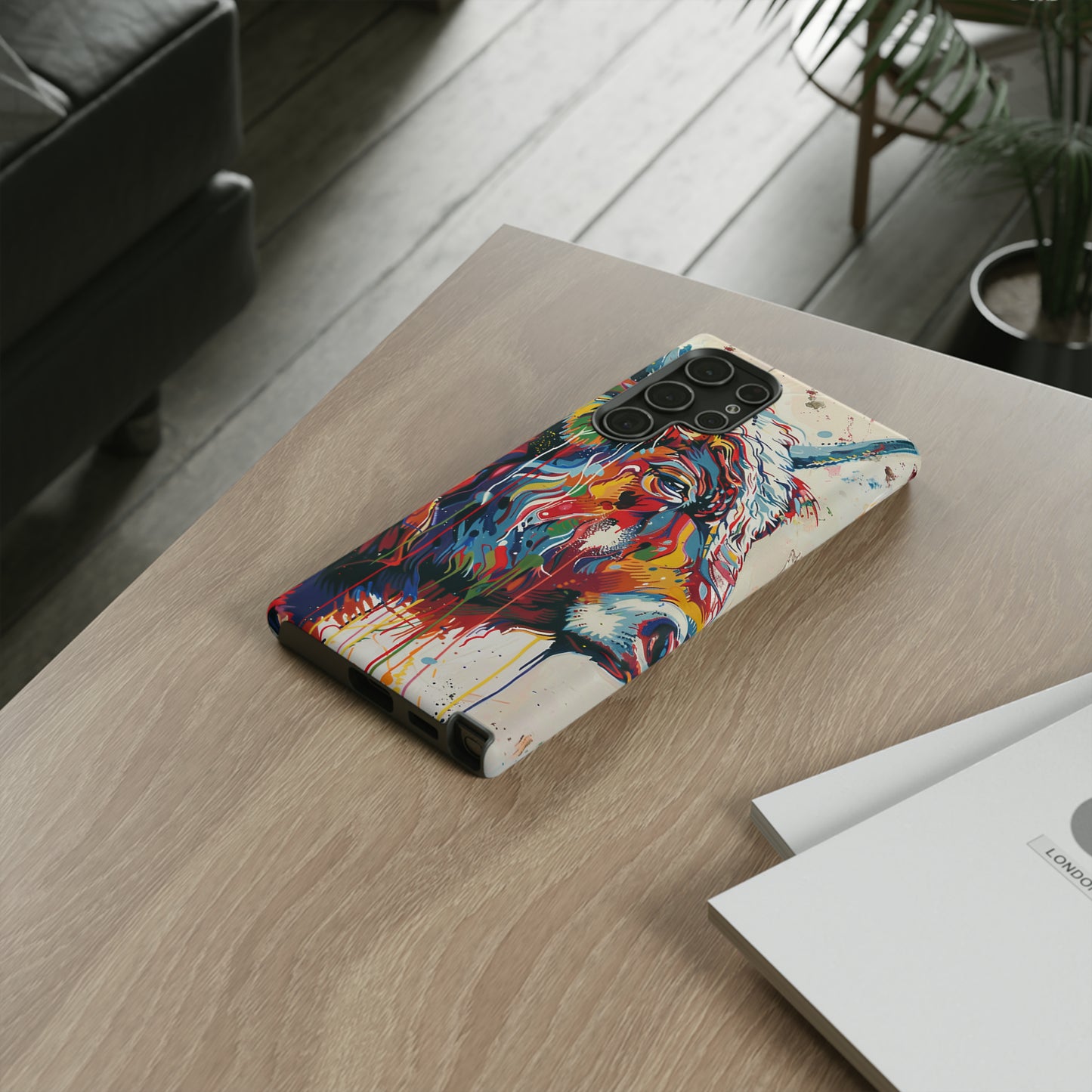 Whole Lotta Bull Abstract Phone Case