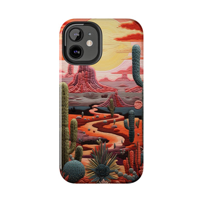 Cactus Desert Sunset Phone Case