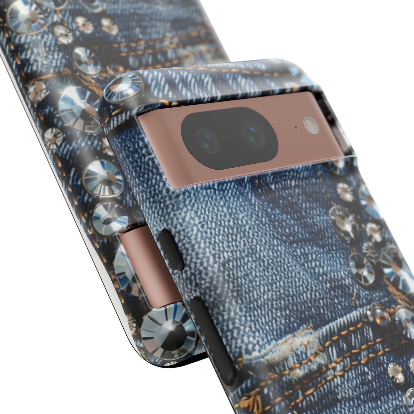 Blue Jean Queen Rhinestone Bling Phone Case