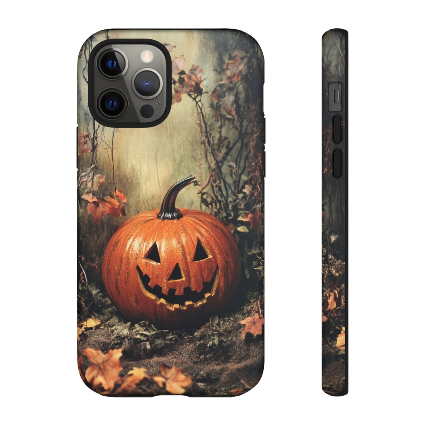 Vintage Style Halloween Jack-o'-Lantern Phone Cover