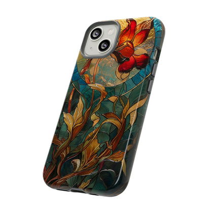 Art Nouveau Floral Full Moon Phone Case