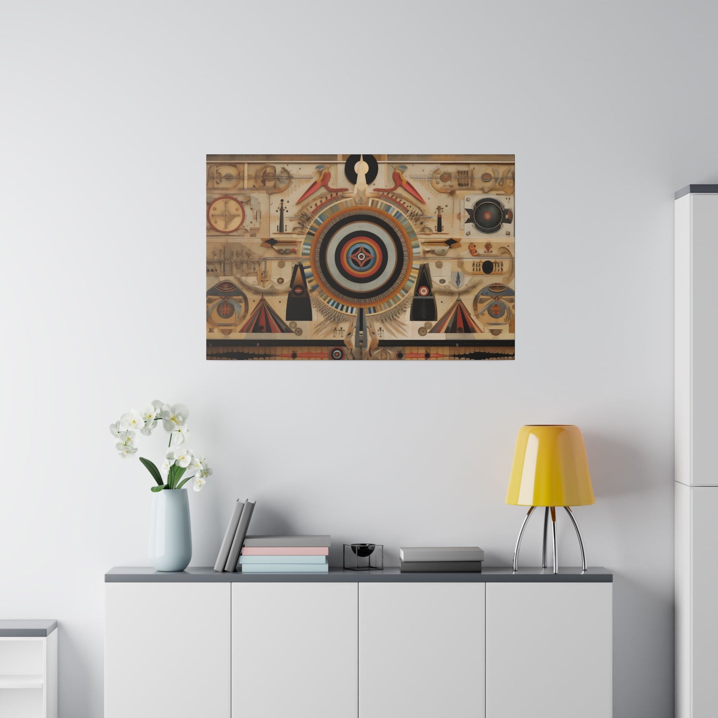 Ancient Egyptian Esoteric Vibe | Vibrant Stretched Canvas Print
