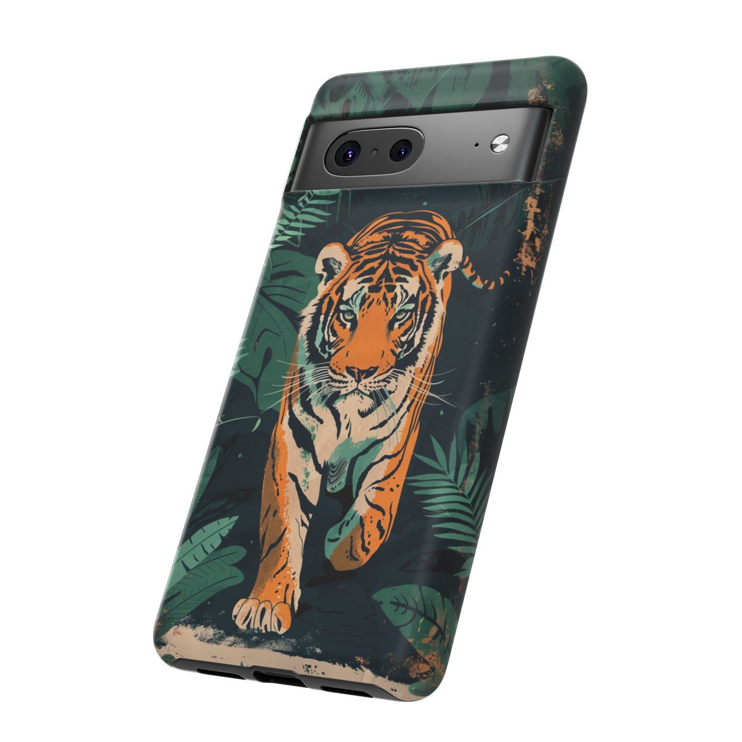 Retro Jungle Tiger Phone Case