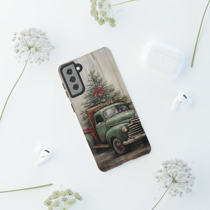 Christmas Pickup Truck Phone Case for iPhone