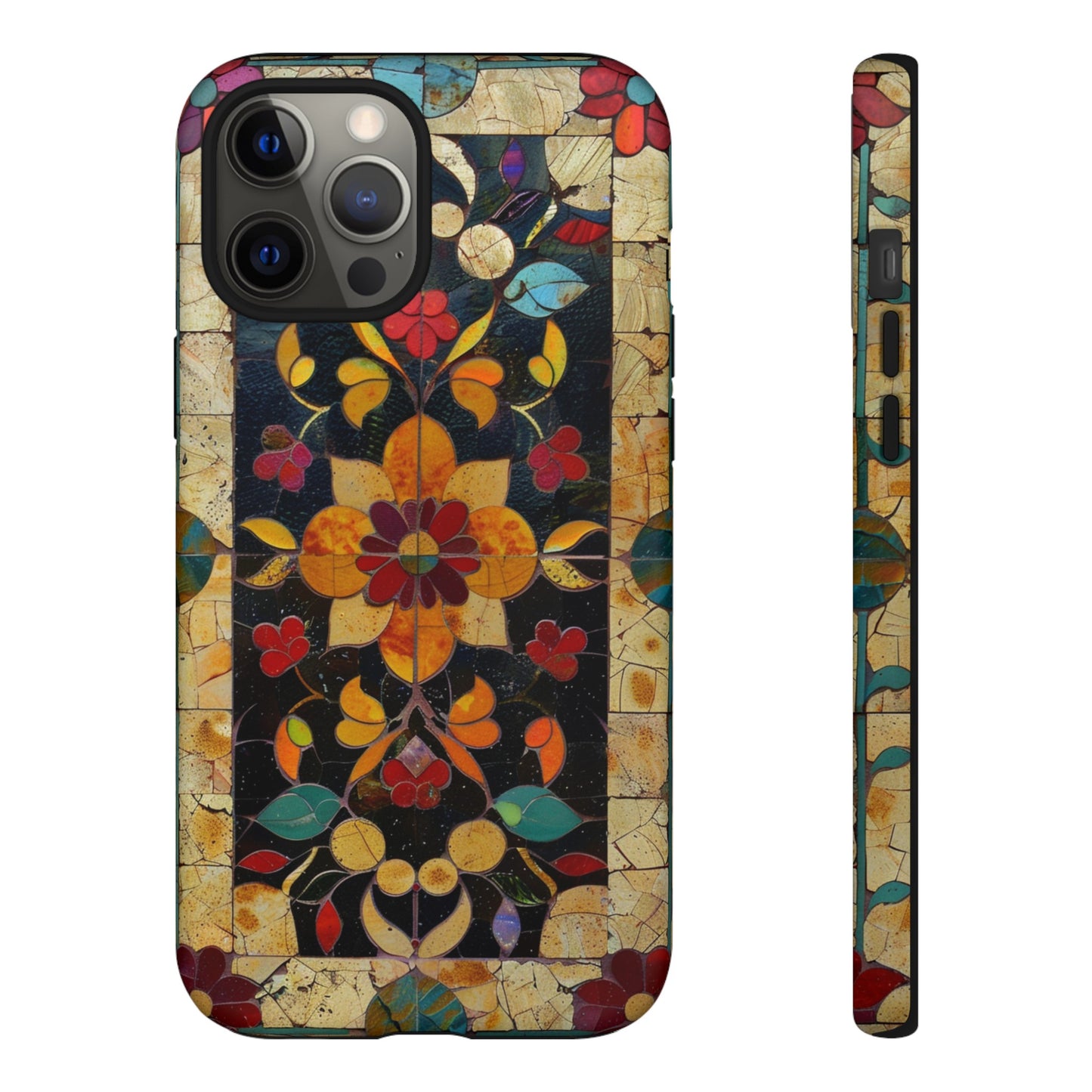 Azulejo Porcelain Vintage Tile Mediterranean Design Phone Case