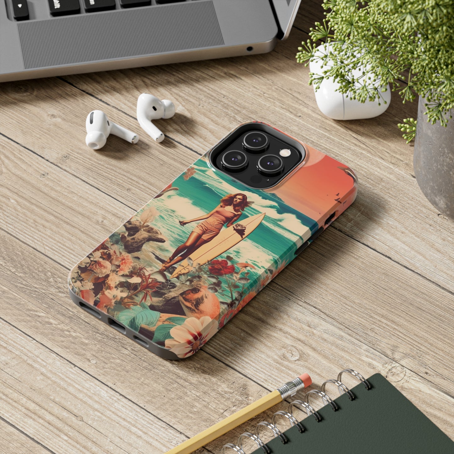Summertime Beach Time iPhone Tough Case | Embrace the Coastal Vibe with Reliable Protection