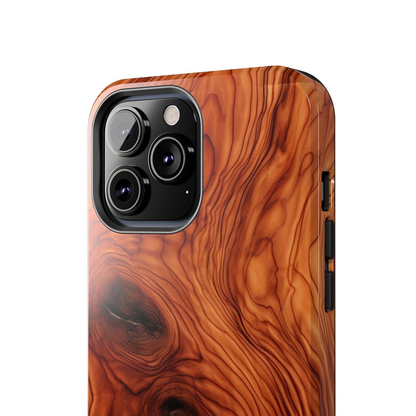 Elegant Timber: Faux Oak Wood Pattern | Dazzling Nature-Inspired iPhone Case