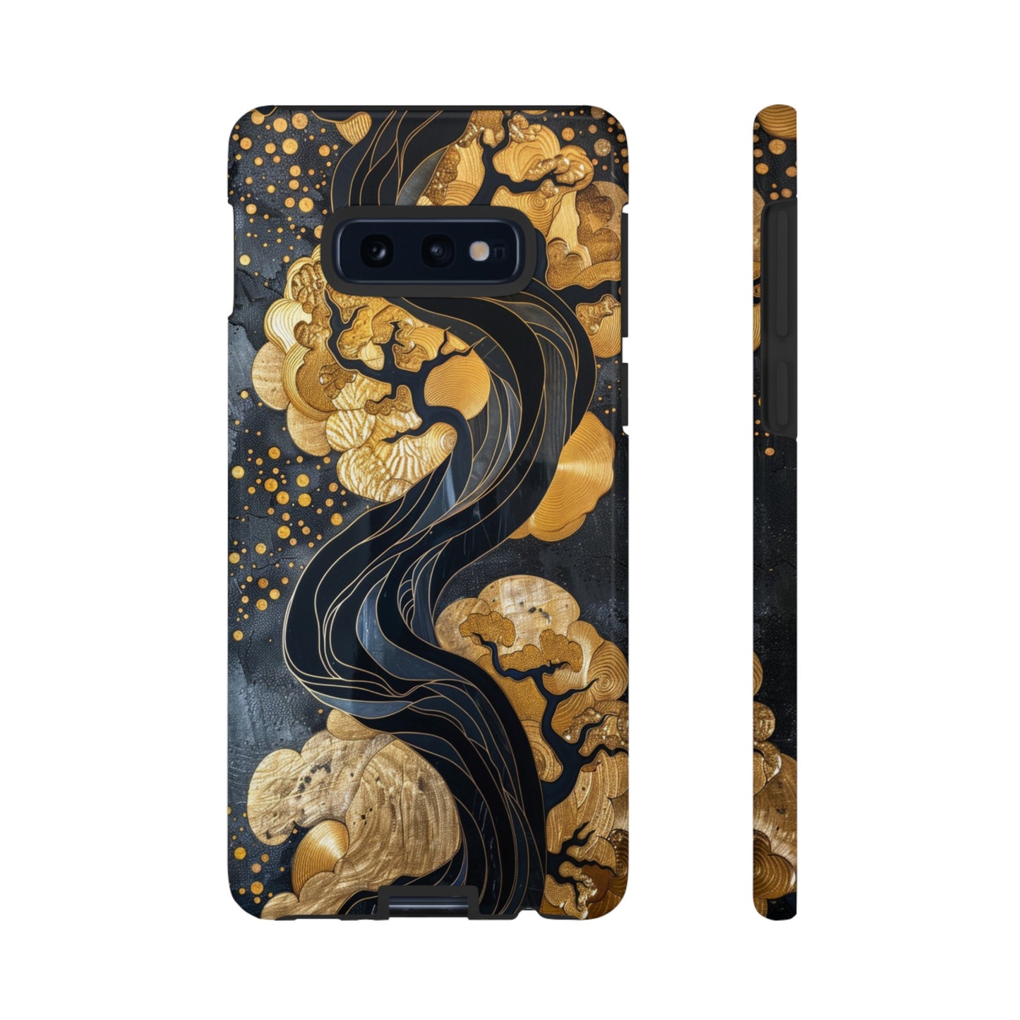 Gold and Silver Tree of Life Design Phone Case